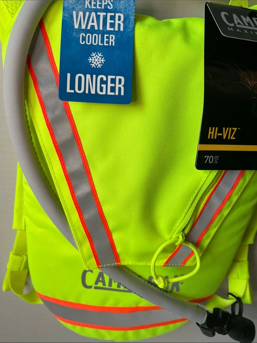 CamelBak  2 liter / 70 oz. Hydration Pack Hi-Viz  Backpack  NWT
